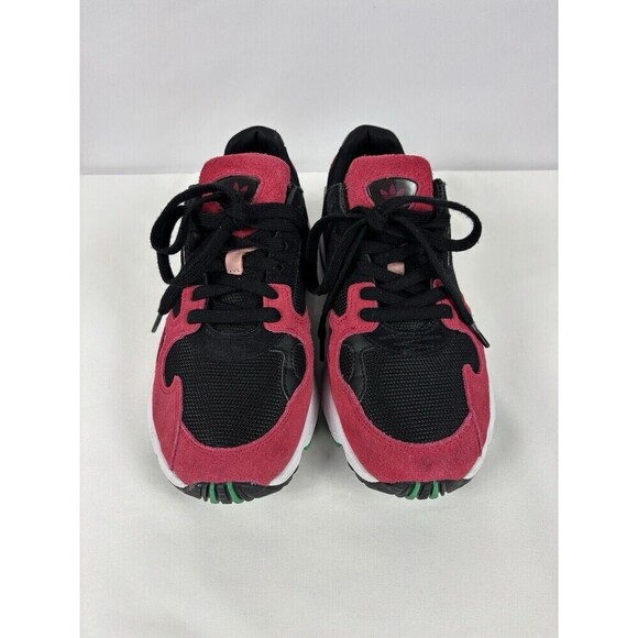 Adidas Sneakers Black Bright Suede 8 Chunky Gorpcore Y2K - Picture 11 of 11